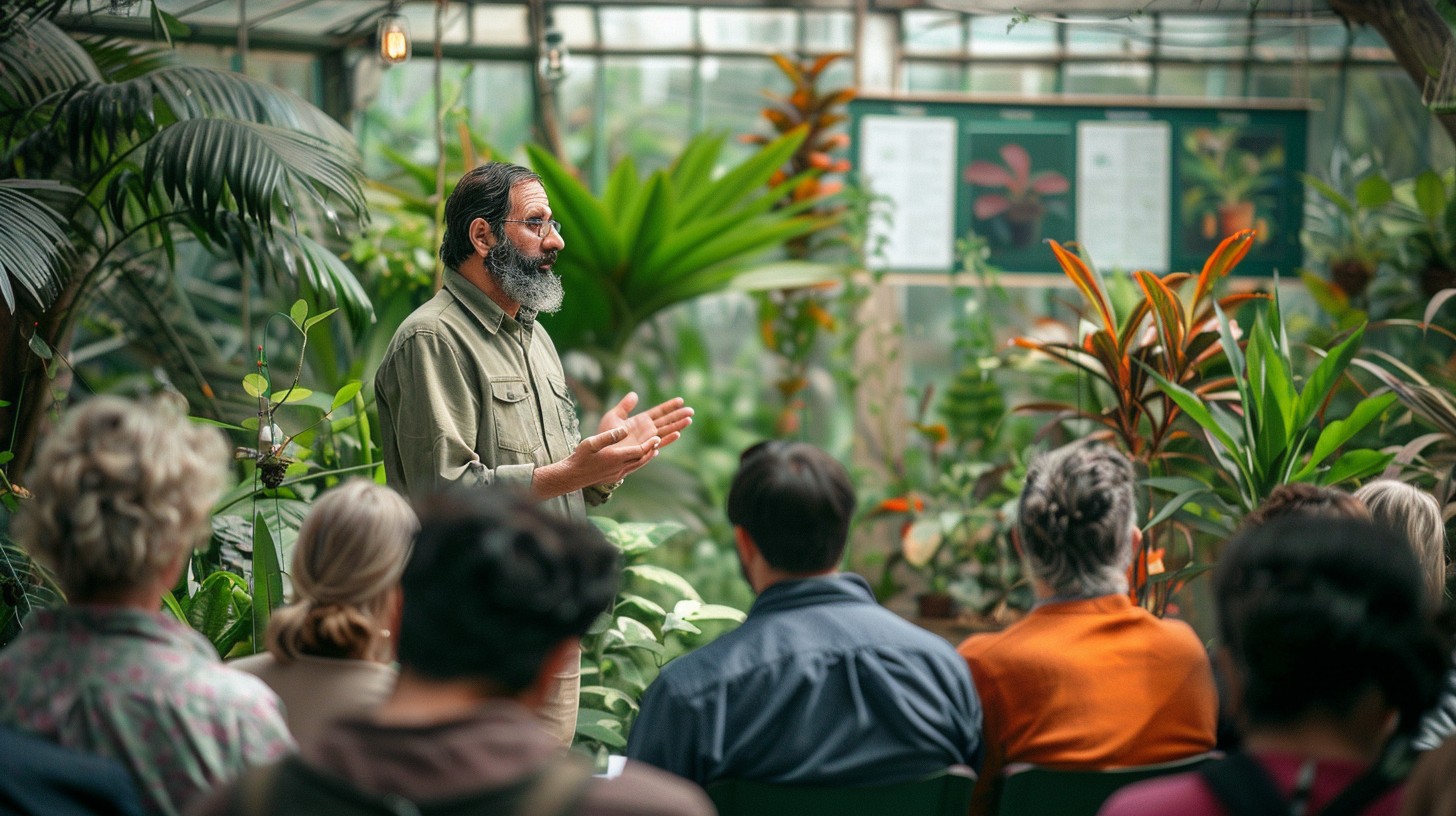 Free Botanical Garden Lecture Image - Gardening, Education, Plants ...