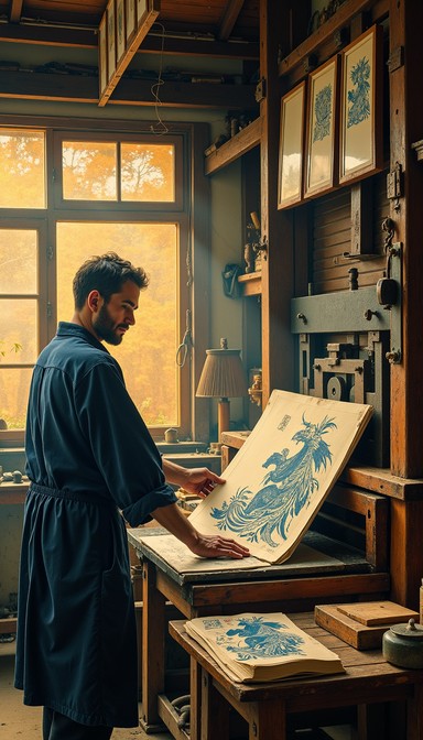 Free Traditional Print Master Image - Artisan, Workshop, Printmaking ...