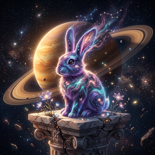 Free Cosmic Bunny Dreams Image - Bunny, Rabbit, Cosmic | Download at ...
