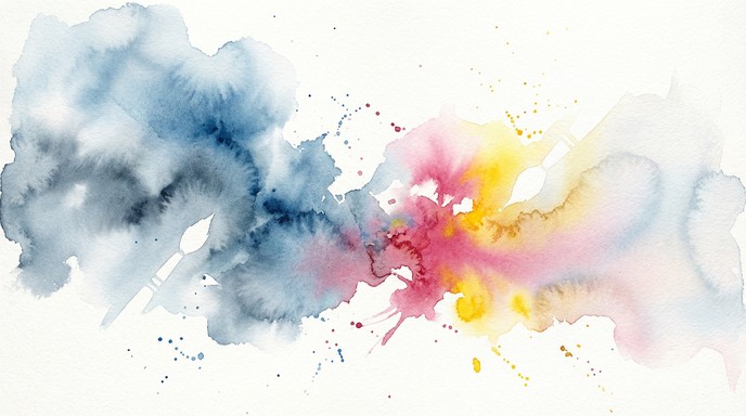 Free Abstract Color Flow Image - Watercolor, Abstract, Minimalist ...