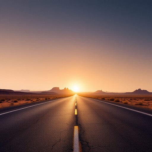 Free Endless Desert Highway Image - Highway, Desert, Sunset | Download ...