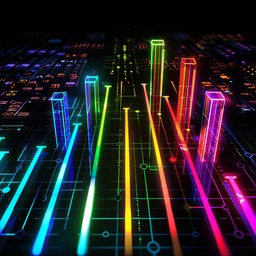 Free Vibrant Data Visualization Image - Data, Technology, Analytics ...