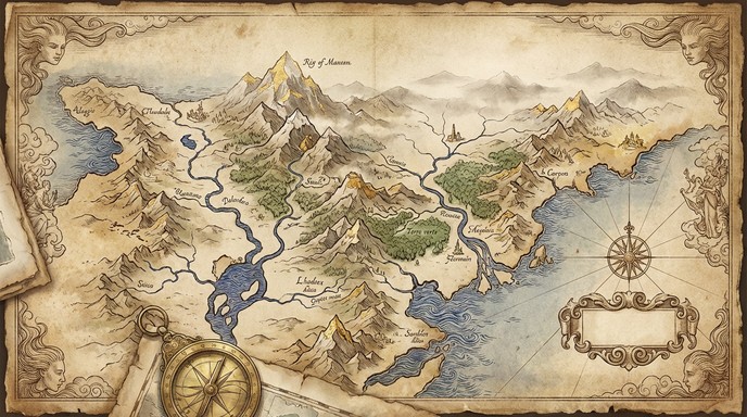 Free Antique Map Illustration Image - Map, Cartography, Antique ...