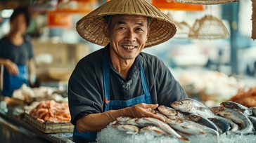 Free Market Fish Cleaning Image - Market, Fishmonger, Cleaning ...