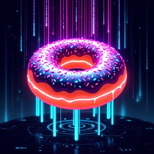 Free Neon Donut Dreams Image - Cyberpunk, Donut, Neon | Download at ...