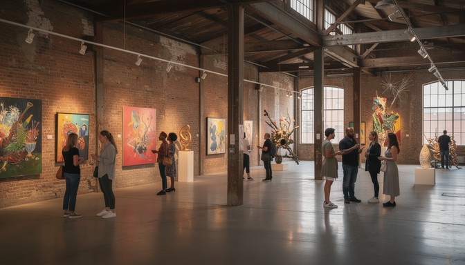 Free Art Gallery Experience Image - Gallery, Exhibition, Warehouse ...
