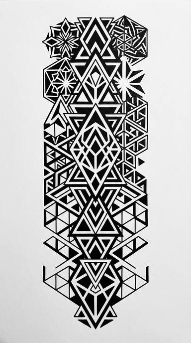 Column Tattoo Mathmatical Free Mathematical Tattoo Design Image - Blackwork, Tattoo, Geometric ...