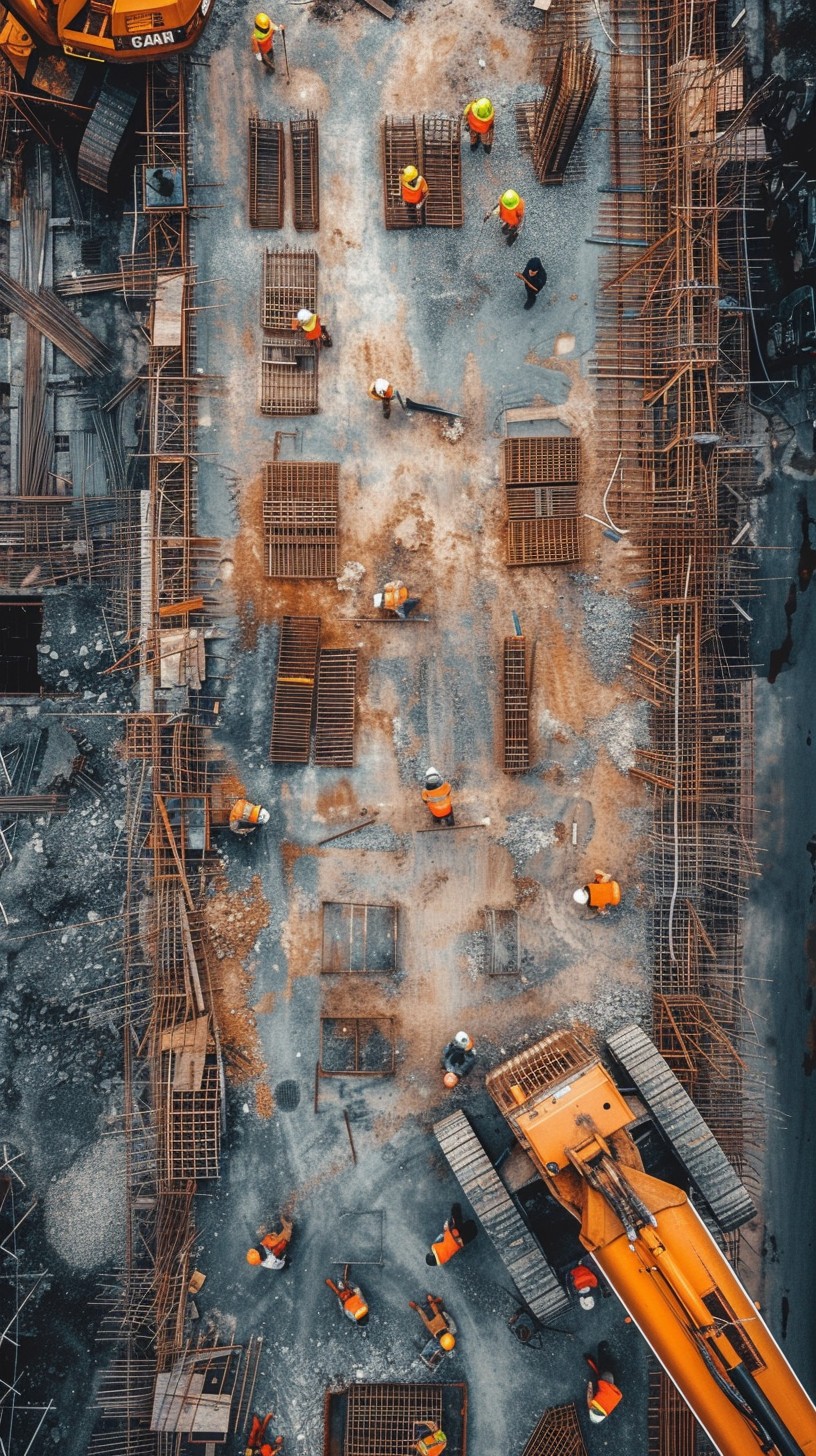 Random Construction Image Free Construction Site Activity Image - Construction, Workers, Aerial ...