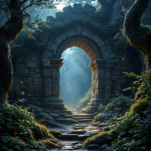 Free Mystical Forest Gateway Image - Archway, Forest, Magical ...