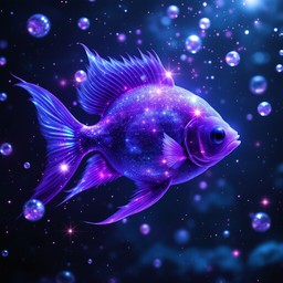 Free Cosmic Purple Fish Image - Fish, Cosmic, Purple | Download at ...