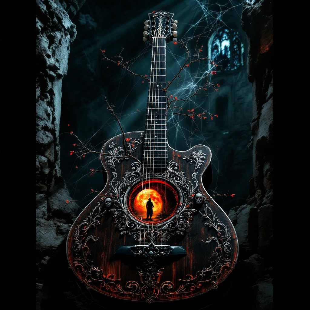 Free Gothic Guitar Portal Photo - Gothic, Guitar, Supernatural ...