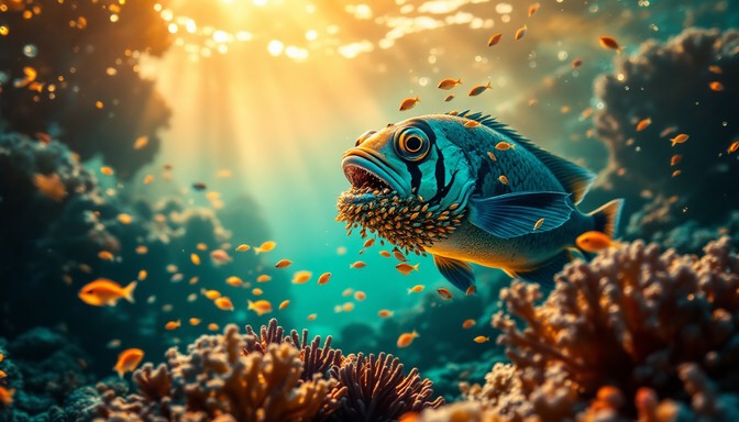 Free Underwater Cleaning Station Image - Wrasse, Coral, Reef | Download ...