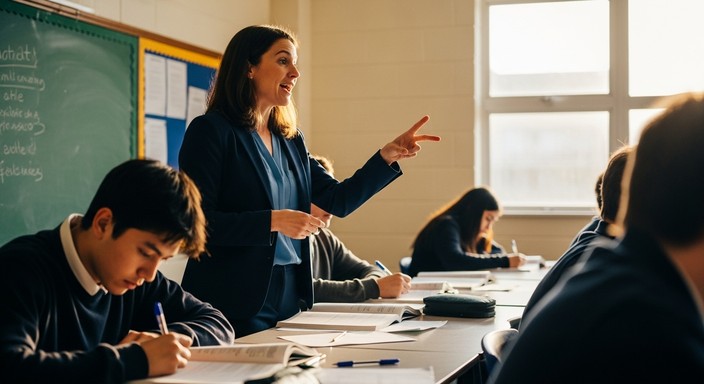 Student Explains Work Free Victory in education Image - Teacher, Woman, Students | Download ...