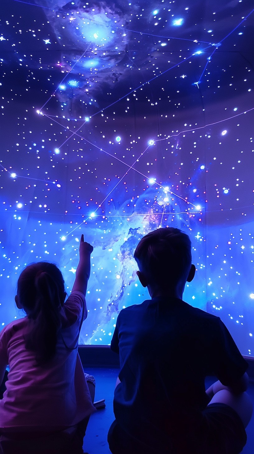 Free Starry Exploration Joy Image - Children, Stars, Interactive ...