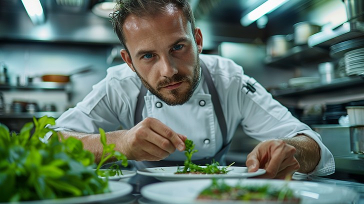 Free Chef Garnishing Dish Image - Chef, Cooking, Garnishing | Download ...