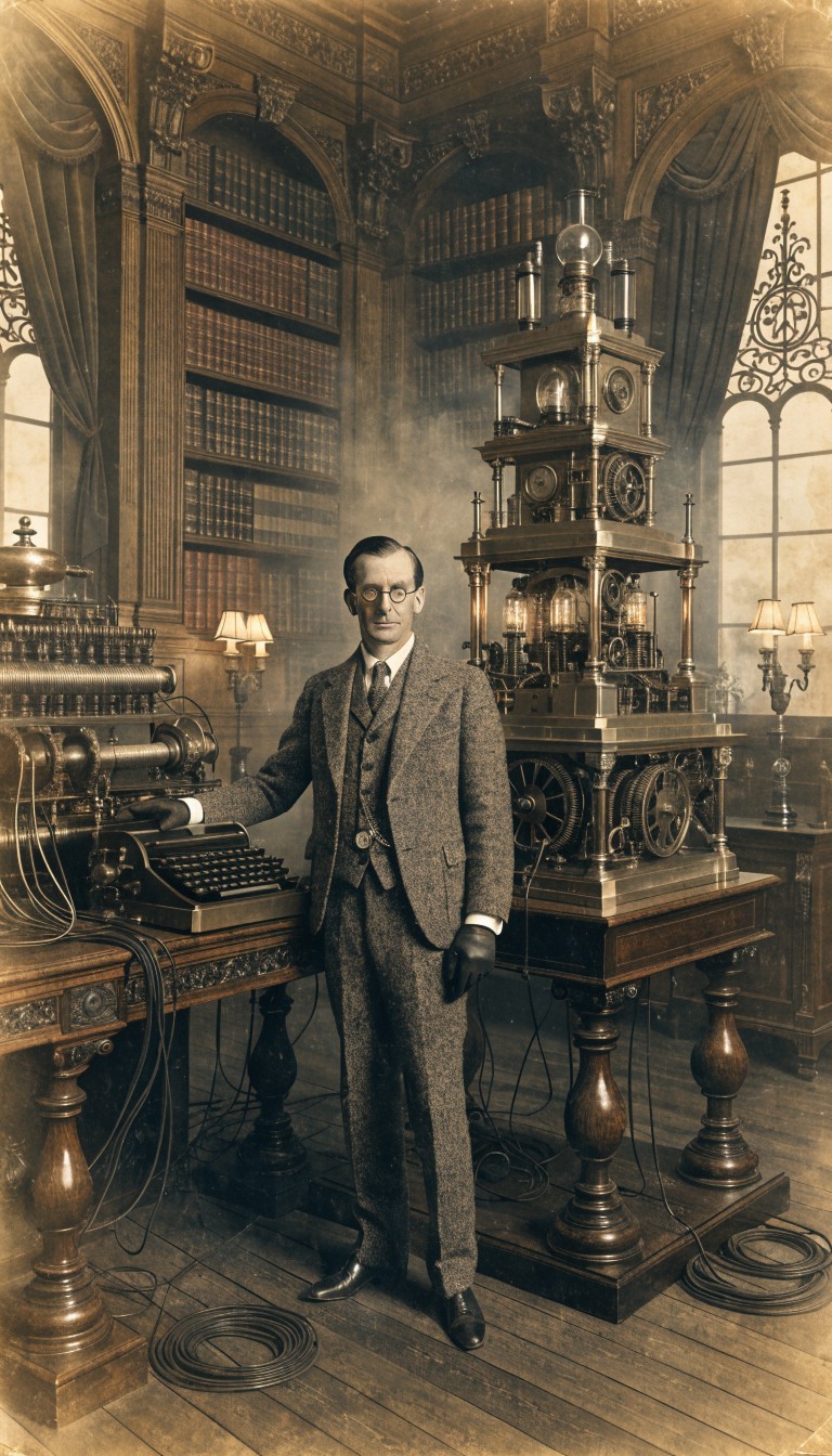 Free Victorian Inventor Portrait Image - Victorian, Inventor, Steampunk ...