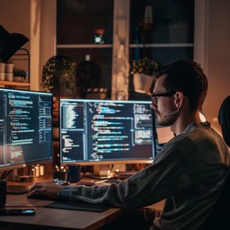 Free Focused Coding Session Image - Coding, Developer, Programming ...