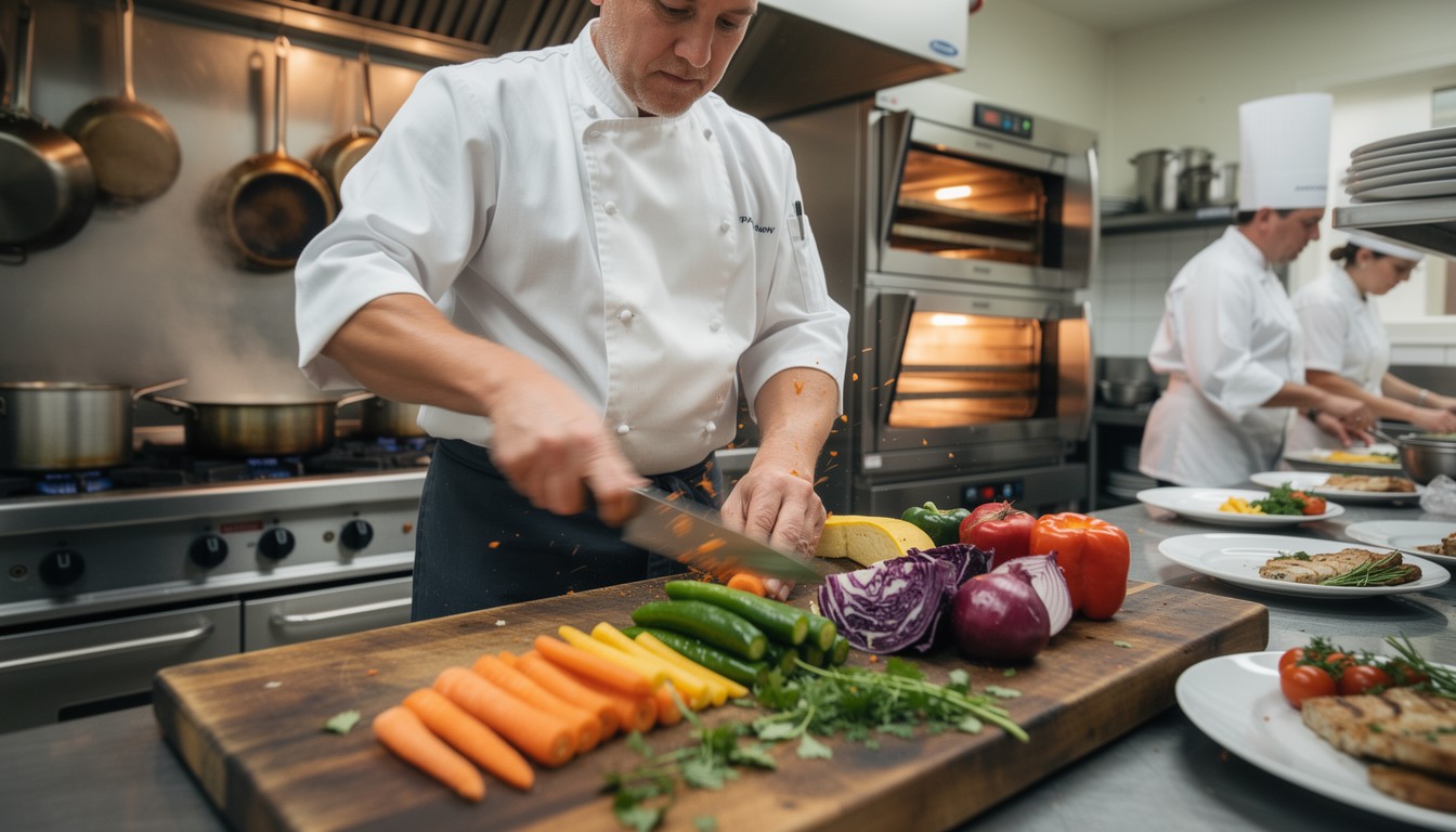 Culinary Task Free Kitchen Culinary Action Image - Chef, Kitchen, Vegetables ...