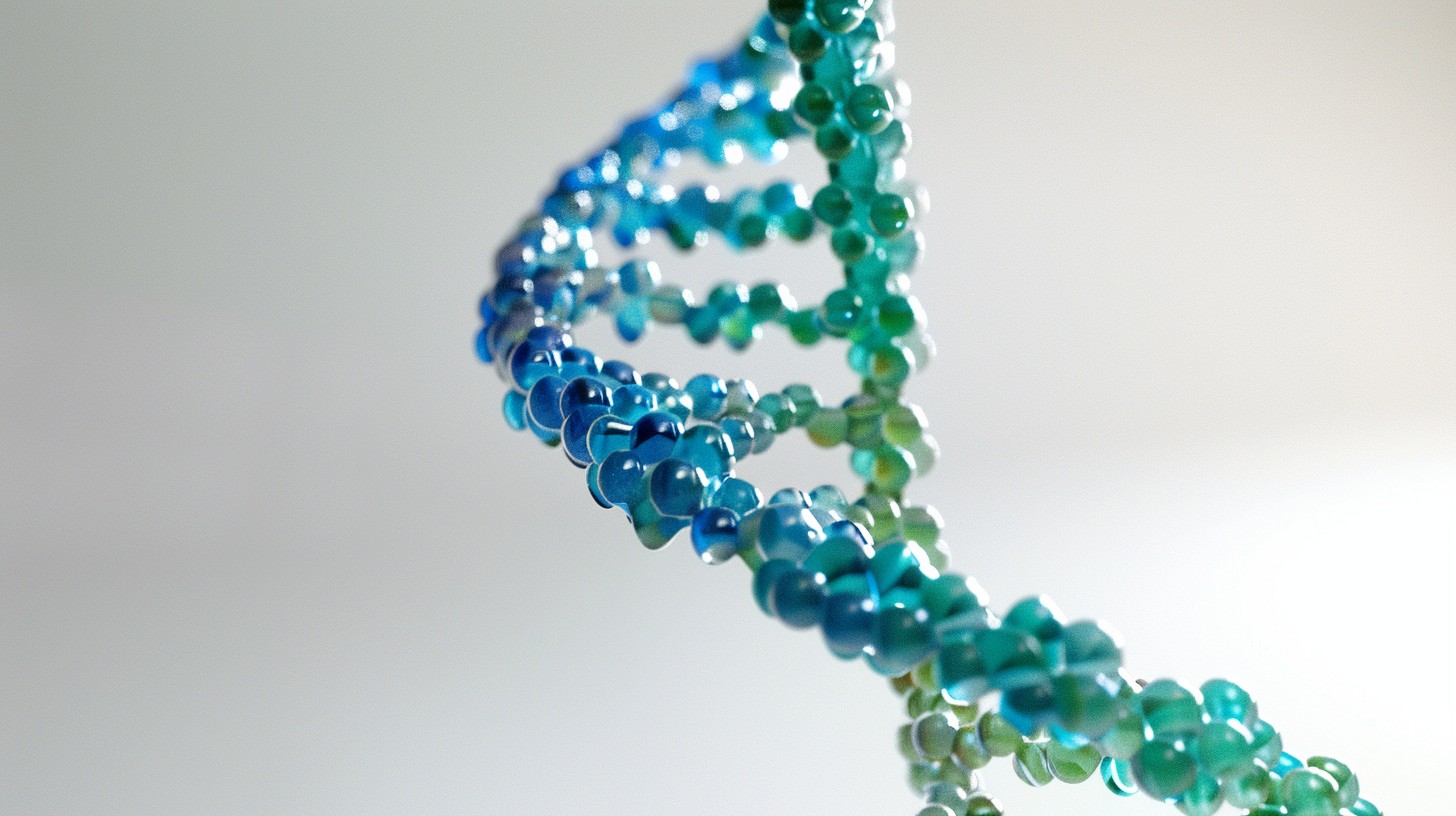 Dna Midels Free Colorful DNA Model Image - Dna, Model, Blue | Download at StockCake