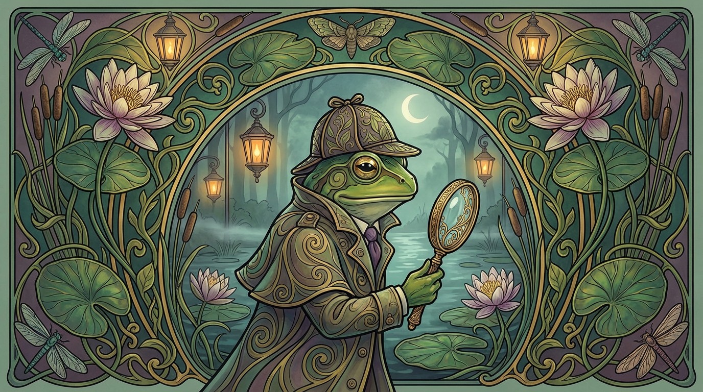 Free Frog Detective Mystery Image - Frog, Detective, Illustration ...