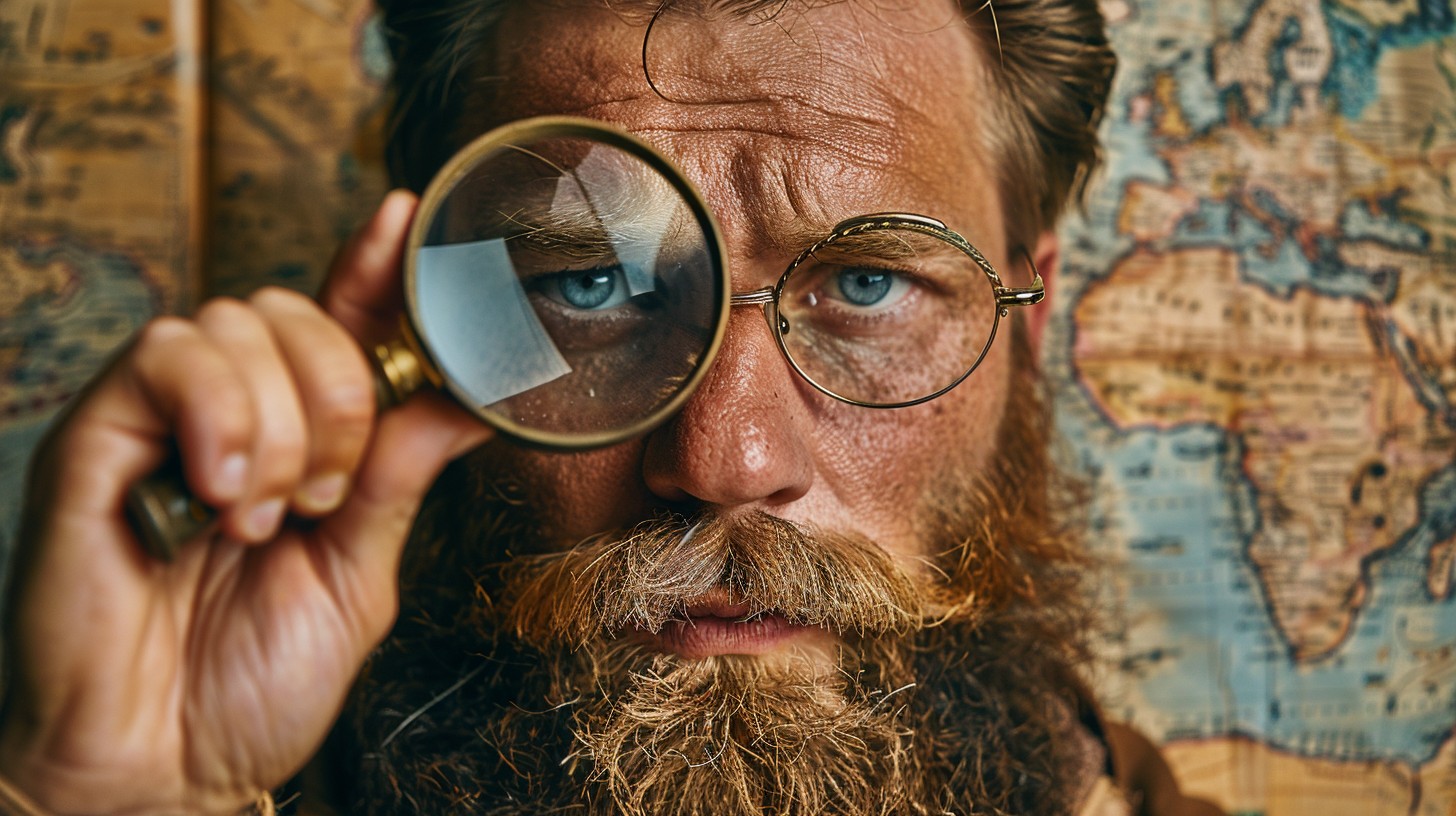Explorer Magnifier Free Explorer's Magnified Gaze Image - Explorer, Magnifying, Glass ...