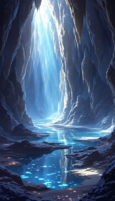 Free Mystical Cave Light Image - Cave, Crystal, Ethereal | Download at ...