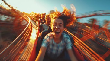 Exhilarating Rides Free Roller Coaster Ride Image - Amusement, Rollercoaster, Thrill ...