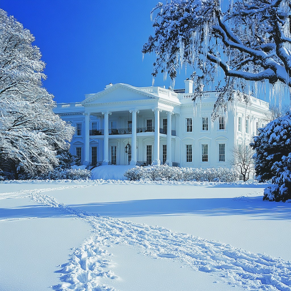 Free Snowy White House Image - Snow, White House, Winter | Download at ...