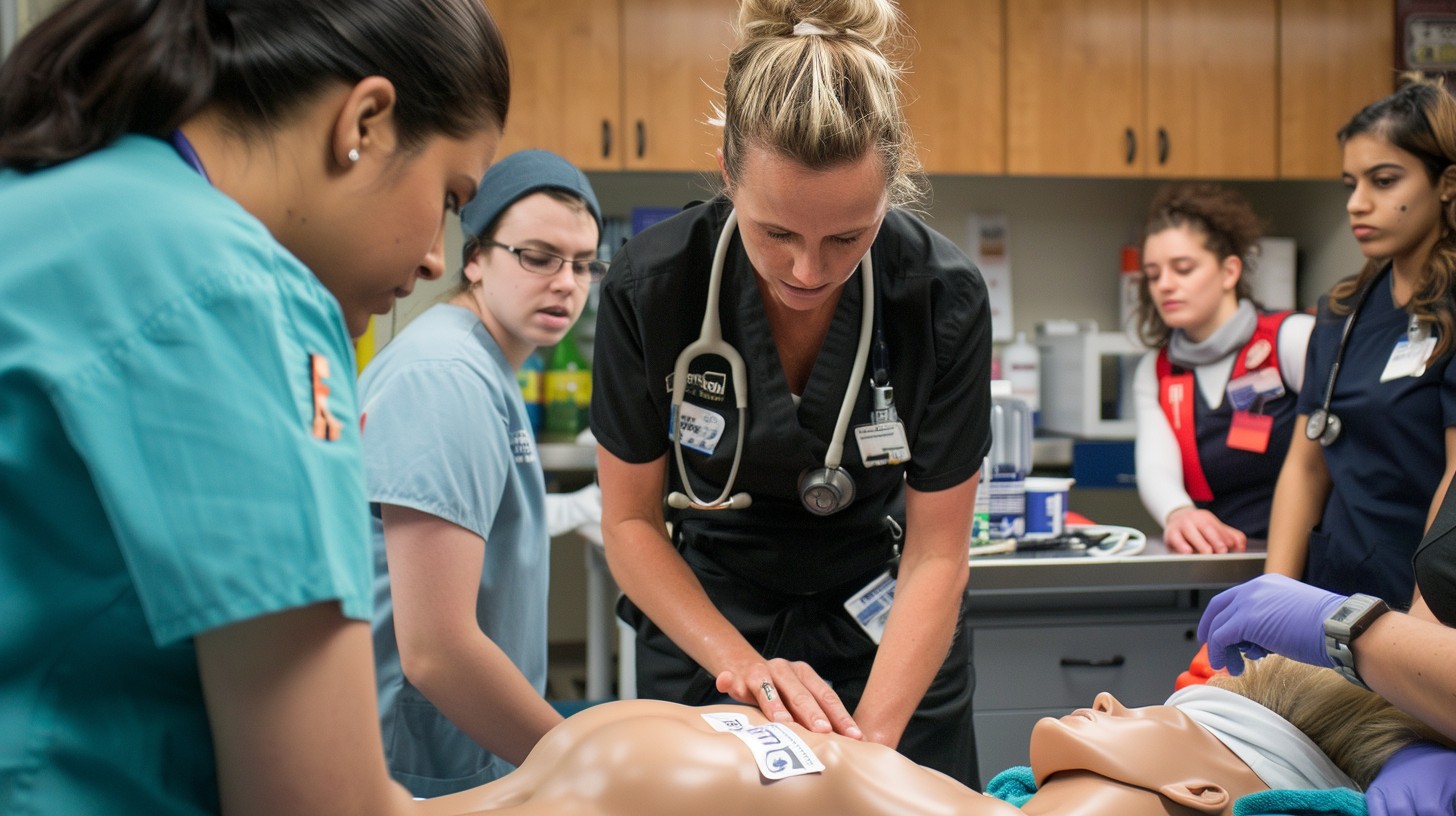 Free Medical Training Session Image - Healthcare, Students, Instructor ...