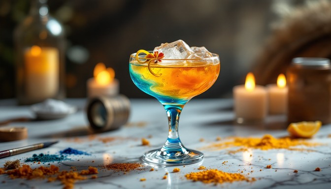 Free Artistic Cocktail Creation Image - Purple, Magenta, Violet ...