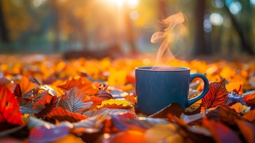 Free Autumn Morning Coffee Image - Autumn, Coffee, Leaves | Download at ...