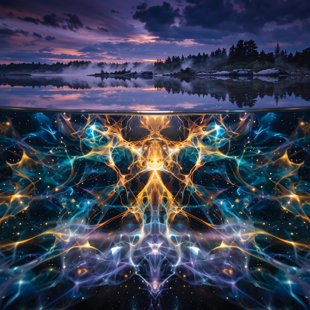 Free Cosmic Mirror Reflection Image - Symmetry, Reflection, Fantasy ...