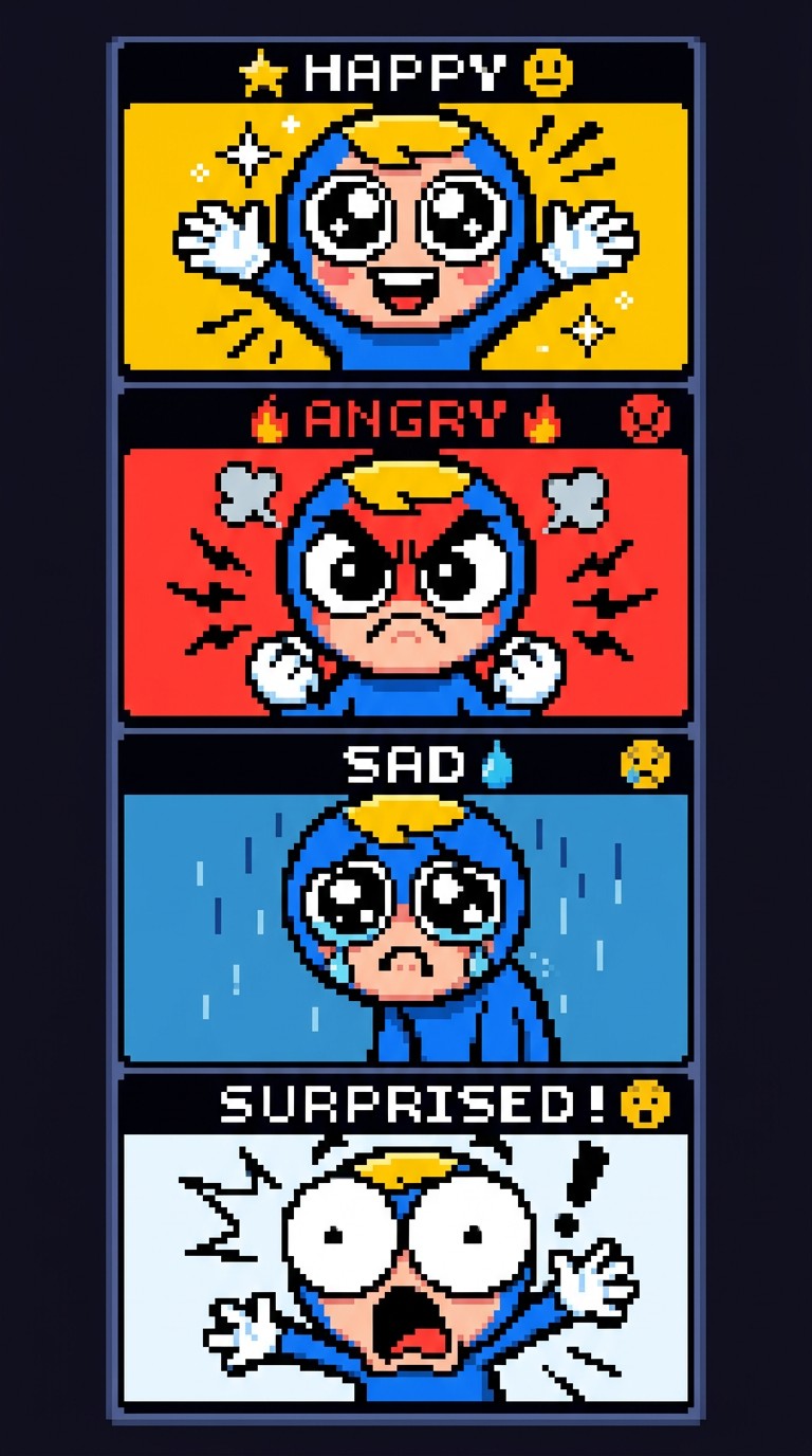 Free Pixel Emotion Tower Image - Pixel, Art, Cartoon | Download at ...