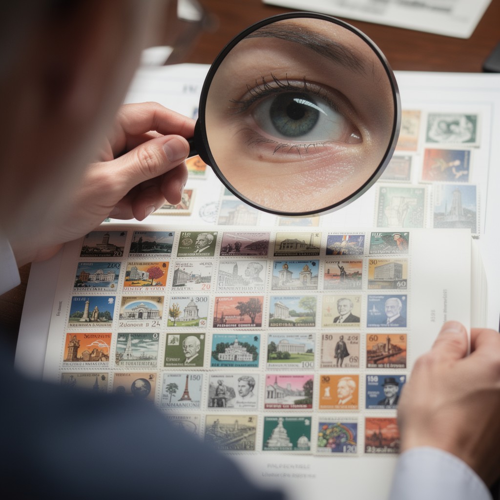 Free Examining Colorful Stamps Image - Stamps, Philately, Collector ...