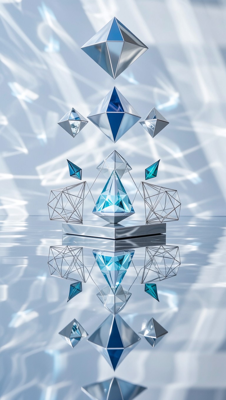 Free Geometric Crystal Reflection Photo - Geometric, Crystal ...