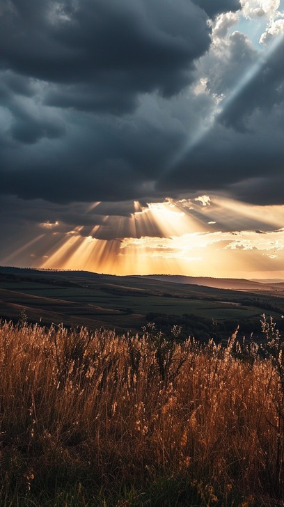 Free Dramatic Sky Rays Image - Sunbeams, Storm, Clouds | Download at ...