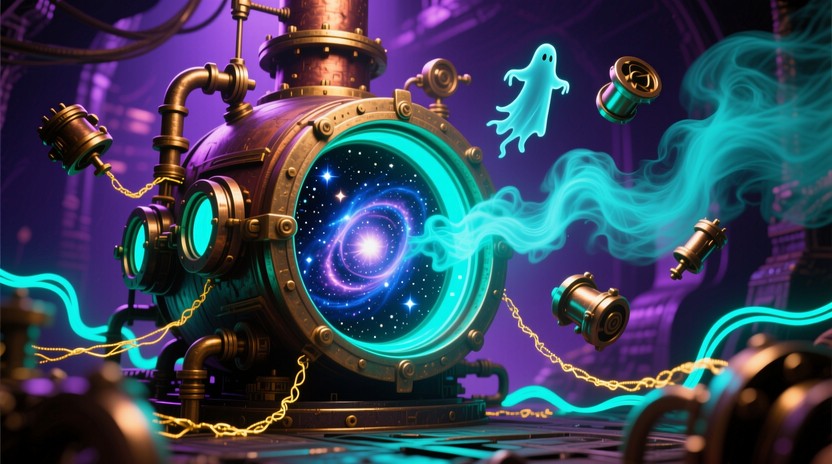 Free Cosmic Steam Engine Image - Steampunk, Galaxy, Boiler | Download ...