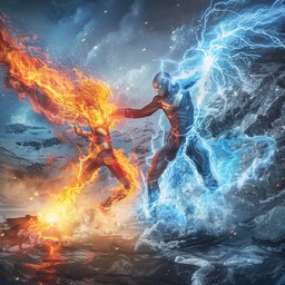 Free Epic Elemental Battle Image - Elemental, Fire, Ice | Download at ...