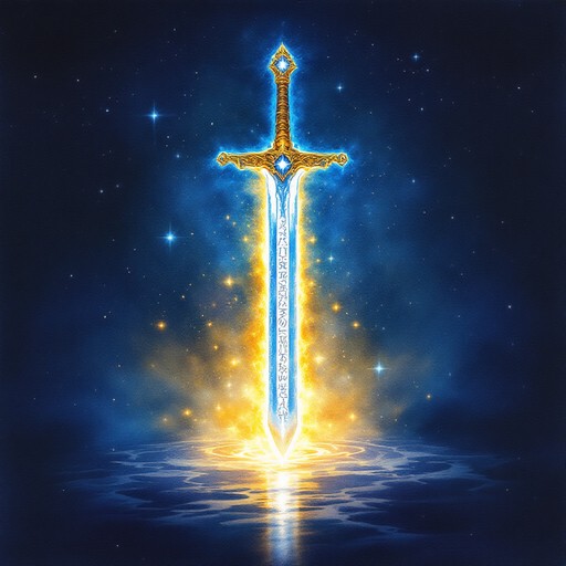 Free Mystic Sword Glows Image - Sword, Magical, Fantasy | Download at ...
