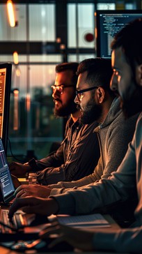 Free Tech Team Working Image - Technology, Coding, Teamwork | Download ...