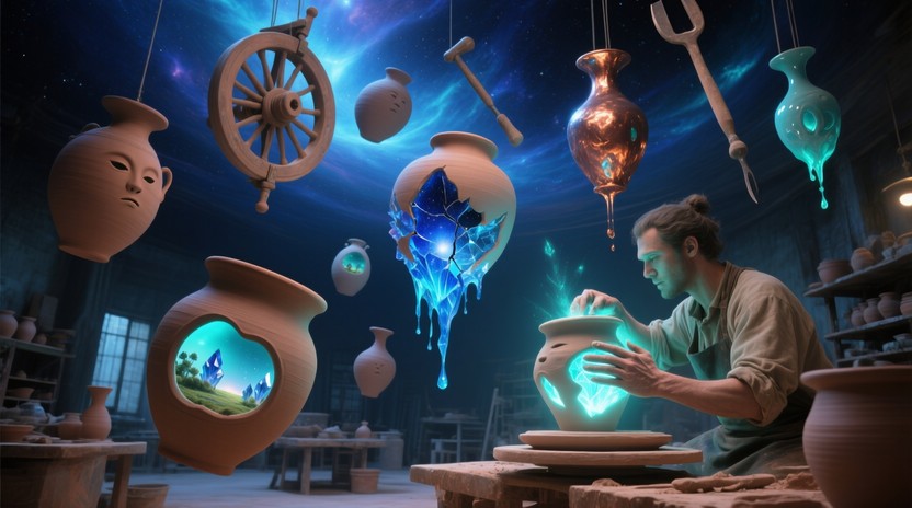 Space Pottery Example Free Cosmic Pottery Magic Image | Download at StockCake