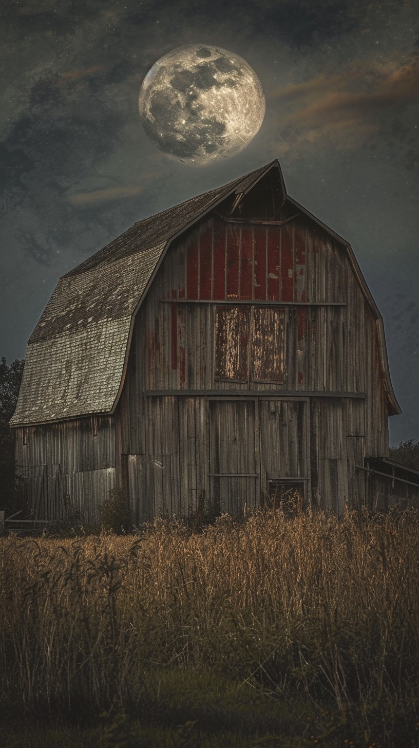 Rustic Moon Free Moonlit Rustic Barn Image - Moon, Barn, Rustic | Download at StockCake
