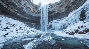 Free Frozen Waterfall Beauty Image - Waterfall, Winter, Ice | Download ...