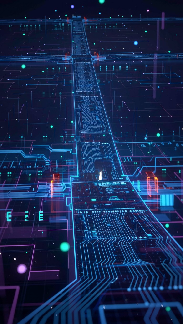 Free Digital Bridge Journey Image - Cyberpunk, Bridge, Digital ...
