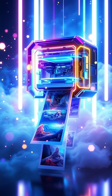 Free Neon Printing Magic Image - Cyberpunk, Futuristic, Neon | Download ...