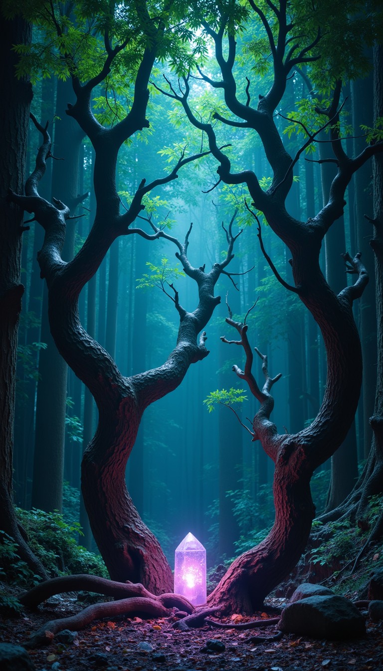 Free Enchanted Forest Portal Image - Magical, Forest, Crystal ...
