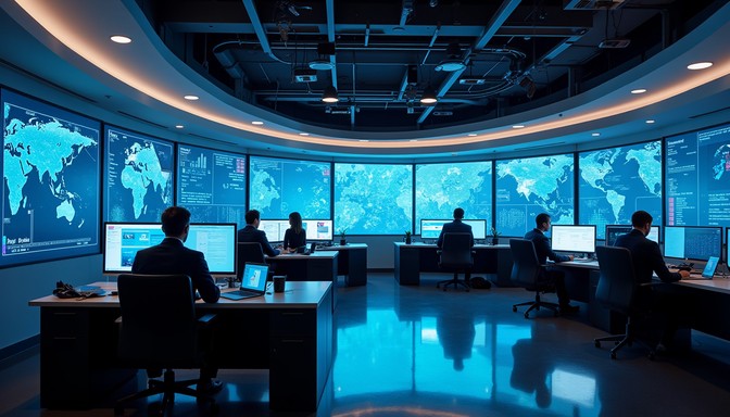 Free Cybersecurity command center Image - Cybersecurity, Intelligence ...