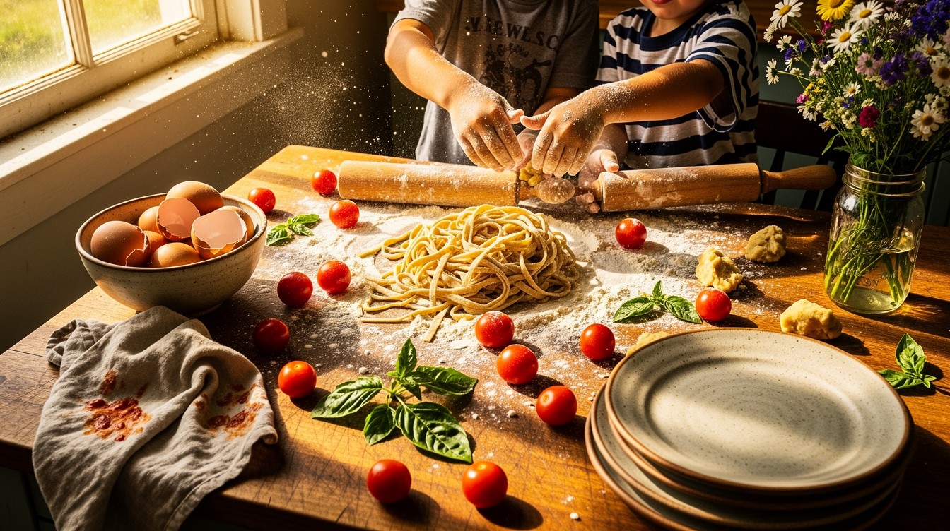 Free Homemade Pasta Making Image - Cooking, Pasta, Homemade | Download ...
