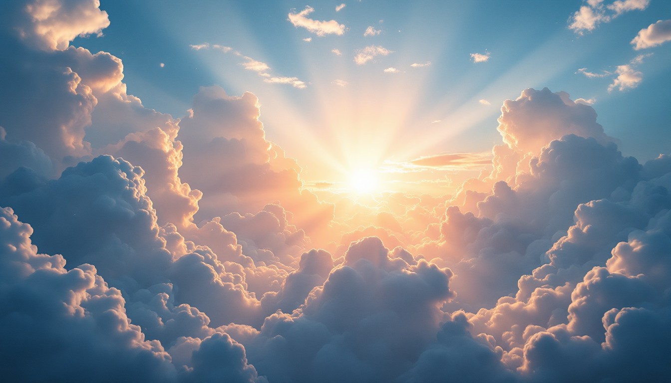 Free Heavenly Light Break Image - Clouds, Sunrays, Sky | Download at ...