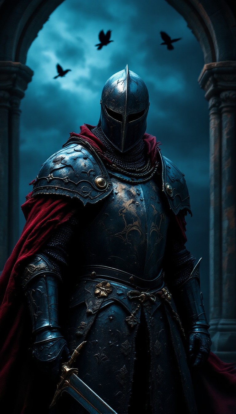 Free Dark Knight Warrior Image - Knight, Warrior, Armor | Download at ...